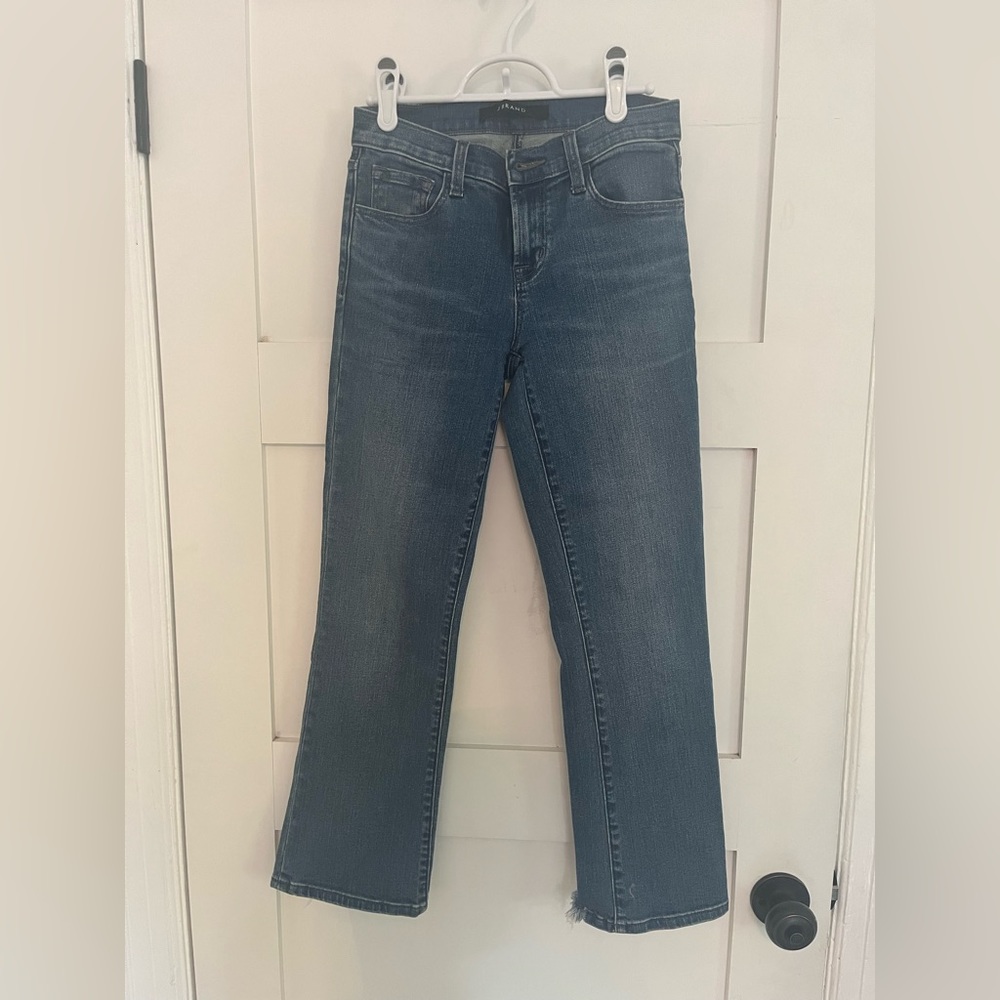 J BRAND Selena Mid-Rise Kick-Flare